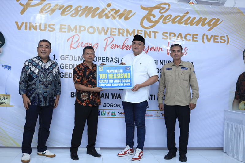Kerjasama Program Beasiswa ITB Vinus Bogor dengan Pemerintah Kabupaten Bogor